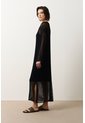 Vestido Maxi Tejido Ica Para Mujer Vestido Maxi Tejido Ica Para Mujer Negro 10 VÉLEZ de Vélez