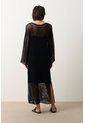 Vestido Maxi Tejido Ica Para Mujer Vestido Maxi Tejido Ica Para Mujer Negro 10 VÉLEZ de Vélez