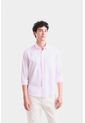 Camisa Manga Larga Popelina Para Hombre Cuello Camisero Clásico Camisa Manga Larga Popelina Para Hombre Cuello Camisero Clásico Rosado M VÉLEZ de Vélez
