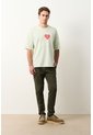 Camiseta Cropped En Algodón Para Hombre I Love Latinas Camiseta Cropped En Algodón Para Hombre I Love Latinas Verde M VÉLEZ de Vélez