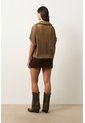 Chaleco Tejido Tika Para Mujer Oversized Chaleco Tejido Tika Para Mujer Oversized Miel XL VÉLEZ de Vélez