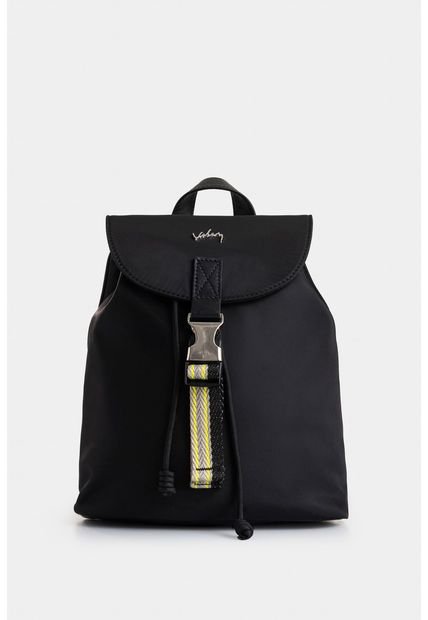Morral Elora En Lona Y Cuero Para Mujer Detalle Contraste Morral Elora En Lona Y Cuero Para Mujer Detalle Contraste Negro Vélez