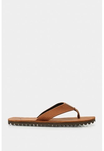 Sandalia Plana Nong De Cuero Para Hombre Capellada Bicolor Sandalia Plana Nong De Cuero Para Hombre Capellada Bicolor Miel 42 VÉLEZ Vélez