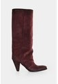 Bota Texana En Cuero Gamuzado Para Mujer Sierra Bota Texana En Cuero Gamuzado Para Mujer Sierra Vinotinto 37 VÉLEZ de Vélez