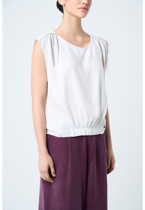 Camisa Hydra Manga Sisa Para Mujer Flecos Millaré Camisa Hydra Manga Sisa Para Mujer Flecos Millaré Blanco XS VÉLEZ