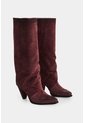 Bota Texana En Cuero Gamuzado Para Mujer Sierra Bota Texana En Cuero Gamuzado Para Mujer Sierra Vinotinto 37 VÉLEZ de Vélez
