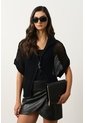 Chaleco Tejido Tika Para Mujer Oversized Chaleco Tejido Tika Para Mujer Oversized Negro S VÉLEZ de Vélez