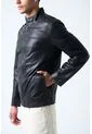Chaqueta Bosa De Cuero Para Hombre Fit Semi Holgado Chaqueta Bosa De Cuero Para Hombre Fit Semi Holgado Negro XXL VÉLEZ de Vélez