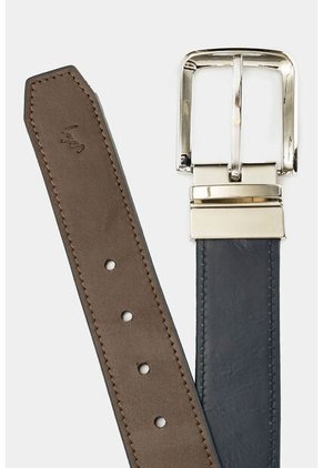 Cinturón Doble Faz Austen De Cuero Para Hombre Costuras Decorativas Bordes Cinturón Doble Faz Austen De Cuero Para Hombre Costuras Decorativas Bordes Azul Oscuro 30 VÉLEZ