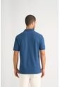 Polo Para Hombre Semi Fit Detalle Jacquard Polo Para Hombre Semi Fit Detalle Jacquard Azul Oscuro M VÉLEZ de Vélez