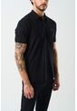 Polo Manga Corta Essential Para Hombre Textura Polo Manga Corta Essential Para Hombre Textura Negro XS VÉLEZ de Vélez