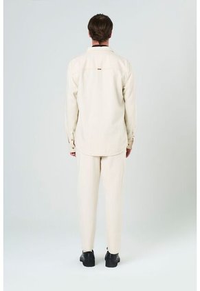 Sobrecamisa Manga Larga Elon Para Hombre Semi Fitted Sobrecamisa Manga Larga Elon Para Hombre Semi Fitted Crema XXL VÉLEZ