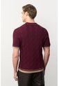 Polo Manga Corta Tejida Para Hombre Aura Polo Manga Corta Tejida Para Hombre Aura Vinotinto L VÉLEZ de Vélez