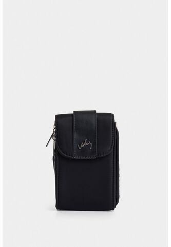 Manos Libres Astra En Lona Para Mujer Detalle Cuero Manos Libres Astra En Lona Para Mujer Detalle Cuero Negro VÉLEZ Vélez