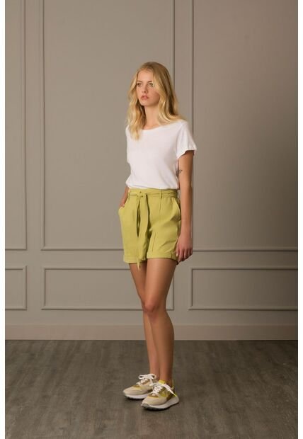 Short Minium Para Mujer Tiro Alto Verde Short Minium Para Mujer Tiro Alto Verde 12 Vélez