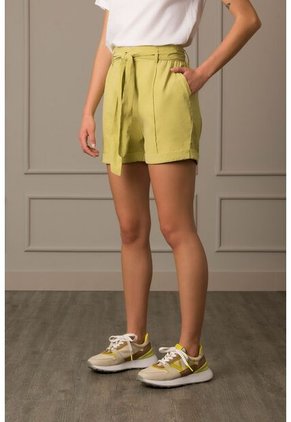 Short Minium Para Mujer Tiro Alto Verde Short Minium Para Mujer Tiro Alto Verde 12 Vélez