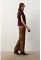 Polo Bora Tejida Para Mujer Silueta Boxy Polo Bora Tejida Para Mujer Silueta Boxy Vinotinto M VÉLEZ de Vélez