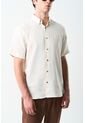 Camisa Manga Corta Semi Fitted Para Hombre Sevilla Camisa Manga Corta Semi Fitted Para Hombre Sevilla Arena L VÉLEZ de Vélez