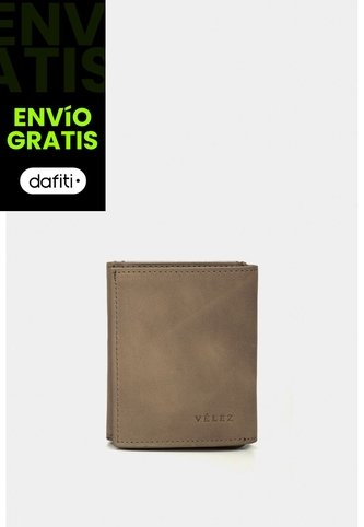 Porta Documentos De Cuero Tecnológico Porta Documentos De Cuero Tecnológico Gris VÉLEZ Vélez