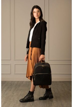 Morral Legacy De Nylon Monocromático Negro Morral Nylon Monocromático Negro VÉLEZ