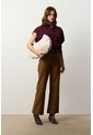 Polo Bora Tejida Para Mujer Silueta Boxy Polo Bora Tejida Para Mujer Silueta Boxy Vinotinto M VÉLEZ de Vélez