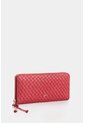 Billetera Porta Chequera De Cuero Para Mujer Astra Billetera Porta Chequera De Cuero Para Mujer Astra Rojo VÉLEZ de Vélez