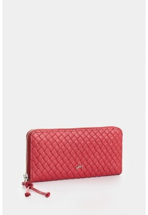 Billetera Porta Chequera De Cuero Para Mujer Astra Billetera Porta Chequera De Cuero Para Mujer Astra Rojo VÉLEZ