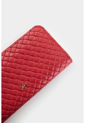 Billetera Porta Chequera De Cuero Para Mujer Astra Billetera Porta Chequera De Cuero Para Mujer Astra Rojo VÉLEZ