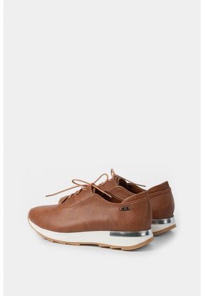 Zapatos Cordón De Cuero Para Mujer Suela Deportiva Zapatos Cordón De Cuero Para Mujer Suela Deportiva Miel 39 VÉLEZ