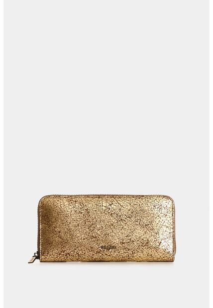 Porta Chequera Angola En Cuero Folia Para Mujer Porta Chequera Angola En Cuero Folia Para Mujer Dorado VÉLEZ