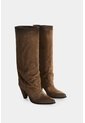 Bota Texana En Cuero Gamuzado Para Mujer Sierra Bota Texana En Cuero Gamuzado Para Mujer Sierra Tabaco 36 VÉLEZ de Vélez