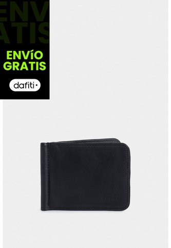 Porta Billetes De Cuero Contrastes Porta Billetes De Cuero Contrastes Negro VÉLEZ Vélez