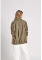 Chaqueta Bomber Aurora Para Mujer Detalles Gamuza Chaqueta Bomber Aurora Para Mujer Detalles Gamuza Verde Oliva XL Vélez de Vélez