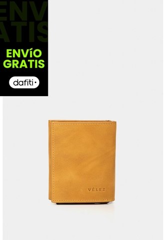 Porta Documentos De Cuero Tecnológico Porta Documentos De Cuero Tecnológico Mostaza VÉLEZ Vélez