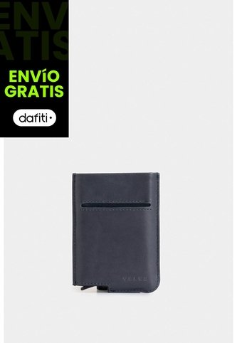 Porta Documentos De Cuero Miniwallet Porta Documentos De Cuero Miniwallet Azul Oscuro VÉLEZ Vélez