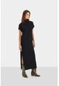 Vestido Amanita Tejido Para Mujer Cuello Tortuga Vestido Amanita Tejido Para Mujer Cuello Tortuga Negro 08 VÉLEZ de Vélez