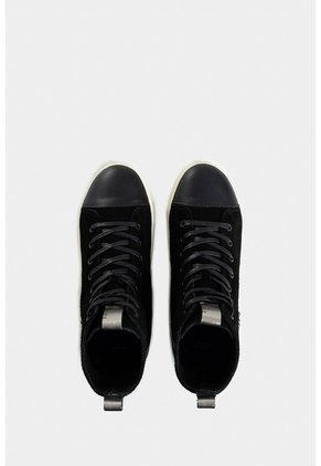 Tenis Bota En Cuero Gamuza Para Mujer Paraíso Tenis Bota En Cuero Gamuza Para Mujer Paraíso Negro 38 VÉLEZ