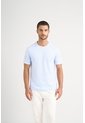 Camiseta Micropima Arizona Para Hombre Semi Ajustada Camiseta Micropima Arizona Para Hombre Semi Ajustada Azul Claro S VÉLEZ de Vélez