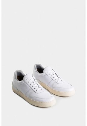 Tenis Whited 2 De Cuero Para Hombre Cordón Encerado Tenis Whited 2 De Cuero Para Hombre Cordón Encerado Blanco 45 VÉLEZ