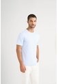 Camiseta Micropima Arizona Para Hombre Semi Ajustada Camiseta Micropima Arizona Para Hombre Semi Ajustada Azul Claro S VÉLEZ de Vélez
