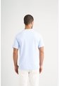 Camiseta Micropima Arizona Para Hombre Semi Ajustada Camiseta Micropima Arizona Para Hombre Semi Ajustada Azul Claro S VÉLEZ de Vélez