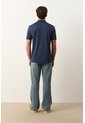 Polo Lucca Manga Corta Para Hombre Texturizada Polo Lucca Manga Corta Para Hombre Texturizada Azul Oscuro XL VÉLEZ de Vélez