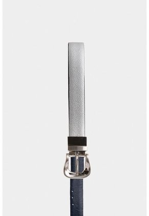 Cinturón Doble Faz Black Libertad De Cuero Grano Plata Cinturón Doble Faz Black Libertad De Cuero Grano Plata S VÉLEZ