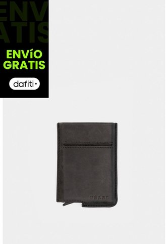 Porta Documentos De Cuero Miniwallet Porta Documentos De Cuero Miniwallet Negro VÉLEZ Vélez