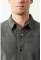 Camisa Manga Larga Para Hombre Gamuza Camisa Manga Larga Para Hombre Gamuza Gris Pistola S VÉLEZ de Vélez