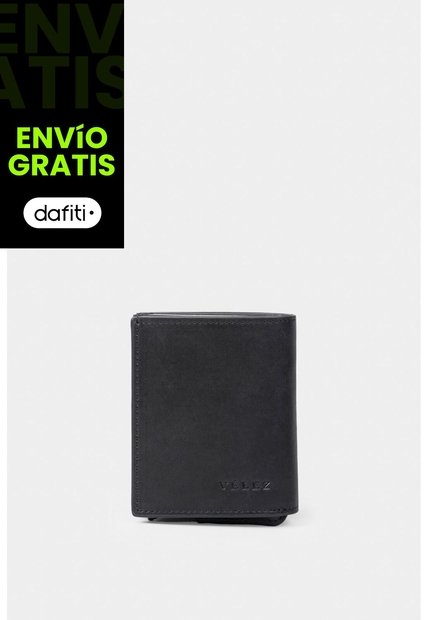 Porta Documentos De Cuero Tecnológico Porta Documentos De Cuero Tecnológico Negro VÉLEZ