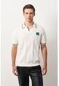 Polo Manga Corta Para Hombre Polo Manga Corta Para Hombre Crema XS VÉLEZ de Vélez