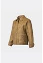Chaqueta En Cuero Pelo Print Venado Para Mujer Chaqueta En Cuero Pelo Print Venado Para Mujer Miel S VÉLEZ de Vélez