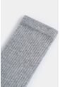 Calcetines Media Pierna Acanalado Para Hombre Diseño Deportivo Calcetines Media Pierna Acanalado Para Hombre Diseño Deportivo Gris XS VÉLEZ de Vélez