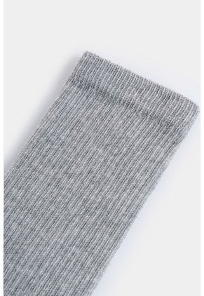 Calcetines Media Pierna Acanalado Para Hombre Diseño Deportivo Calcetines Media Pierna Acanalado Para Hombre Diseño Deportivo Gris XS VÉLEZ